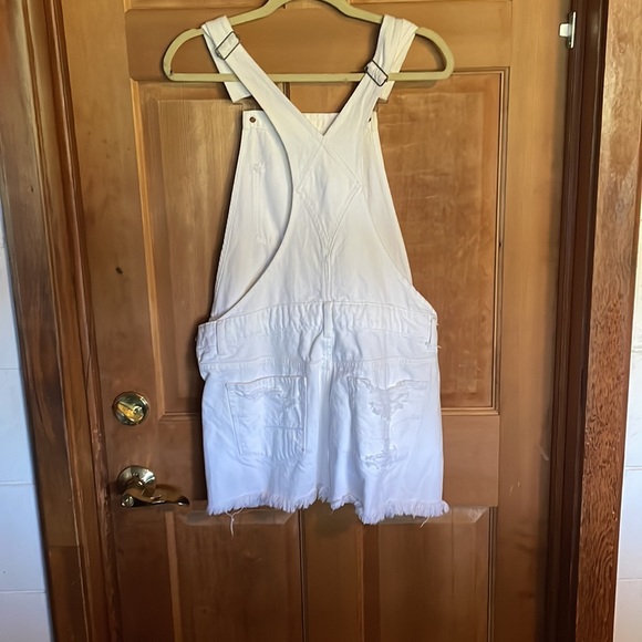 American eagle white overalls skirt size M - Picture 2 of 4